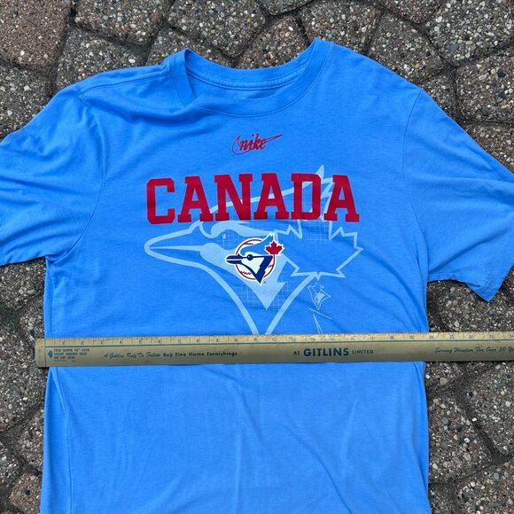 Nike Toronto Blue Jays MLB Baseball Canada T Shirt Men's Sz L - Picture 4 of 7